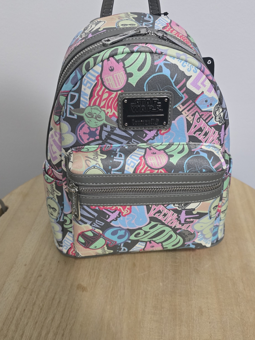 Star Wars Loungefly Backpack with Pastel Pop Art